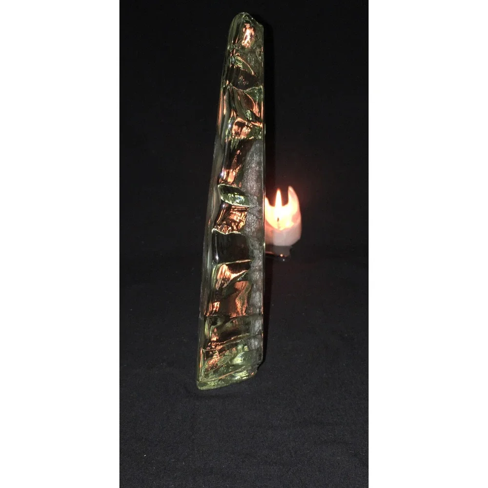 Fifth Avenue 3 Dimensional Angel Sculpture Solid Glass Christmas Spiritual Gift